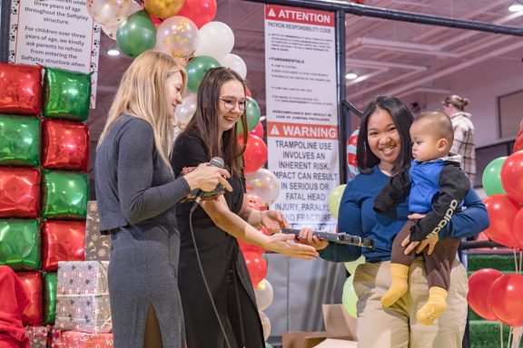 Rattle fun Our rattle fun during the family celebration helped cheer up the mood of our guests.
